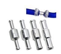 1pc Non-Return Valve 6-12mm Chrome 1-Way Non-Return Check Valve Auminium Fuel Water Gas for Caravans/RV Agriculture Hardware(10mm)