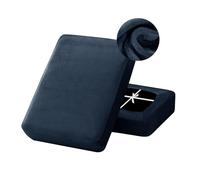1pc Non-Slip Velvet Stretch Sofa Cover Fitted Universal Couch Protector for Chaise Lounge Soft Plush Fabric Stylish Blue Easy to Clean & Durable