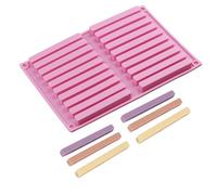 1Pc Non-Stick Silicone Stick Strip Mould Reusable for DIY Craft Wax Resin | Flexible material ensures smooth, easy demoulding. Heat-resistant build suits various craft projects, durable for daily use