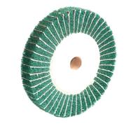 1Pc Non-woven Scouring Pad 4"/5"/6"/8"/10"/12"Grinding Wheel | Flap Mop Polishing Wheel Nylon Fiber Disc 20mm Bore 1" Thickness(Grit 120,125x25mm)