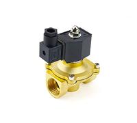 1pc Normally Closed Brass Electric Solenoid Valve - 12V/24V/220V, DN15/DN20/DN25 for Water, Gas, Oil, Gas(Nbr Seal-ac220v DN15)