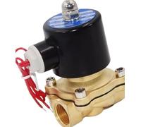 1PC Normally Closed Solenoid Valve - 12V/AC220V - DN8/10/15/20/25/50 Electric Valve - 1/4", 3/8", 1/2", 3/4" Ports(DC24v)