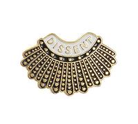 1pc Novelty Brooch Pins I Dissent in Memory of RBG Same-Sex Marriage Vulnerable Groups Feminism Lapel Badges Breast Pins
