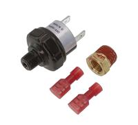 1pc NPT 1/8 Heavy Duty Pressure Switch for 12V Air Compressor, Tank Mount, 70-100 PSI / 90-120 PSI / 120-150 PSI Adjustable, Metal Construction, Compatible with Pneumatic Devices