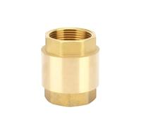 1pc NPT Brass Check Valve Female Thread in-Line Spring Water Control Float Valve 3/4" 1" 2" 1-1/2"Anti Backflow Valve(1-1/4")