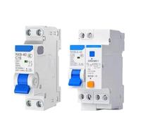 1pc NXB-40 NXBLE-40 1P+N DPNL 10A 16A 20A 25A 32A 40A Residual Current Circuit breaker RCCB RCBO MCCB(NXB-40 1P N(MCB),20A)