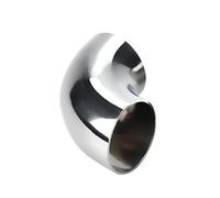 1PC O/D 12.7/16/19/25/32/38/45/51/57/63/76/89mm 304 Stainless Steel Elbow Sanitary Welding 90 Degree Pipe Fittings(89mm x 2mm)