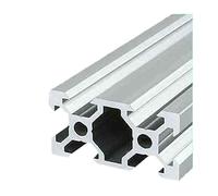 1pc OB-2040V Aluminum Profile Black Linear Rail Sliver Extrusion CNC Framework 3D Printer Parts DIY(2000mm)