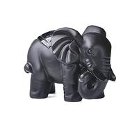 1PC Obsidian Figurine Animal Elephant Hand Carved Ornaments Crystal Polished Stones Gemstones Home Decoration (Color : 55x43x38mm) Gemstone Stone