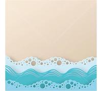 1Pc Ocean Beach Wave Metal Cutting Dies Special Summer Background Stencil Decorative Gift Craft for Die-Cutting and Embossing Template DIY Scrapbooking