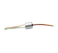 1pc OD 8mm/11mm/12.4mm Mini Metal Slip Ring 360 Degree Anchor Fish 4 Channel 2A Conductive Slip Ring(Dia 8mm 4CH 2A)