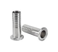 1PC OD32mm Hose Tail Barb x 1.5" Tri Clamp 304 Stainless Steel Pipe Fitting Homebrew 150mm Legnth