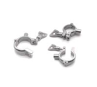 1pc OD76mm 304 Stainless Steel Welding Pipe Holder Clamp Type Clips Support Tube Bracket MQXFCZUX