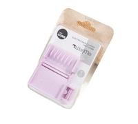 1pc of Hairdressing Tool Oil Head Styling Electric Clipper Push Limit Comb Card Sleeve Trim Split Hair Repair Positioning Comb(Purple)