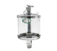 1pc Oiler Needle Valve Oil Cup 16ML-400ML Capacity, Durability Clear Lubricator Drip Feed Oiler(25ml*14mm*1.5mm)