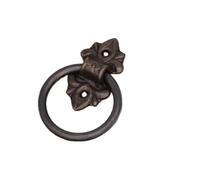 1pc Old Ring Door Knocker Knob for Cabinet Classics Gate Round Handle Retro Entrence Knock Home Hardware(9)