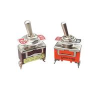 1Pc Orange 1021 1121 2 Terminal ON/OFF Toggle Switch(1021 brown)