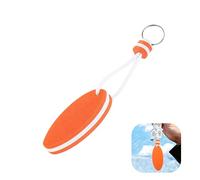 1PC Orange Floating Keyring for Kayak Accessories, Paddleboard and Boat Accessories, Water Buoyant Key Ring for Sea Swimming - Great Large Keyring for Marine Sports and Outdoor Adventures
