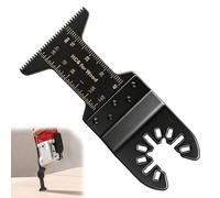 1PC Oscillating Tool Blades Bimetallic Titanium-Coated Saw Blades for Bricks Plaster and Grout Removal Cutter Saw Set Compatible with Dewalt Wolf Stanley Worx Fein Multimaster Bosch Makita Etc
