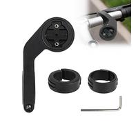 1Pc Out Front Bike Mount For Garmin Out Front Mount Bike GPS Computer Cycling Handlebar Holder Adapter for Handlebar 25.4mm/31.8mm For Garmin Edge 530 540 520 Plus iGPSPORT XOSS GPS Cycling Holder