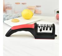1pc Outdoor Knife Sharpener, 4 Stages Professional Kitchen Sharpening Stone Grinder, Knives Whetstone Tungsten Diamond Ceramic Sharpener Tool