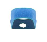1PC Outdoor Sports Earmuffs Breathable Winter Warm Fleece Ear Cover Women Girls Hair Bands Running Headband Hair Sweatbands(Sky blue)