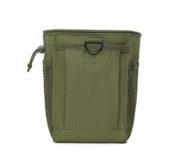 1Pc Outdoor Survival Gear Bag with Molle, Drawstring Magazine Dump Pouch Adjustable Utility Belt Hip Bag, Gardening Bag