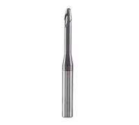 1pc P2EP 2 Fluts Carbide Steel End Mill Long Neck And Short Cutting Edgef For Narrow Sloting(1PC,P2EP-D2.0-MD06)