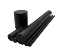 1PC PA6 Pure Nylon Rods Wear Resistant Bar For Machining Black White Diameter 3mm To 300mm Length 100mm 250mm 500mm for Machinery DIY Making(Black Length 250mm,30mm 1pc)