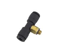 1pc PB-C Mini Fittings Plastic Male Branch Tee Fitting M3 M5 1/8 Pneumatic Push in Connector(PB 03 01C 3mm R1-8,1PC)
