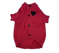 1PC Pet Clothing Spring And Autumn Dog Warm Love Sweater Suitable For Small And Medium Sized Dogs Cat Pet(grey,XXL 19-25LB)