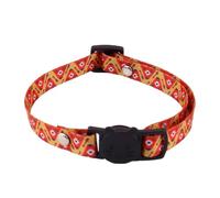 1pc Pet Collar Flower Printed Colorful Dog Puppy Pet Supply Adjustable Accessories T0J1 Necklace Bell Collar