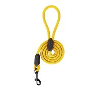 1Pc Pet Leash, Easy To Control, Comfortable To Hold Six Colors Dog Harness Training Running Walking Safety Mountain Climb Leashes Ropes for All Breeds(Golden yellow,L)