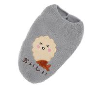 1pc Pet Velvet Vest Winter Clothing Pet Dog Christmas Dog Sweater Warm Vest Pet Clothes Pet Winter Waistcoat Cat Vest Do (Grey medium)