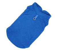 1pc Pet Vest Dog Pouch Hoodie Pet Costume Dog Coat Solid Color Dog Vest Winter Puppy Pet Warm Clothes Dog Photography Pr (Blue M)