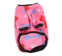 1pc Pet Vest Pet Warm Clothes Christmas Dog Sweater Pet Dog Sleeveless T- Shirt Dog Winter Vest Party Funny Pet Clothing (Pink 30X21X14CM)