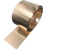 1pc Phosphor Copper Strip C5191, Phosphor Bronze Spring Contacts, High-Hardness Tin-Phosphor Bronze Sheet QSn6.5-0.1, Phosphor Copper Foil(0.12mm,20mm*1000mm)
