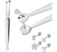 1PC Piercing Ball Grabber Tool - Precision Pliers for Nose, Ear, Lip & Labret Jewelry - Secure Grip for Inserting & Removing Threaded Balls
