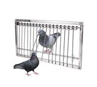 1PC Pigeon Trap Door Stainless Steel Entrance Trap Suitable for Quail Poultry Birds (50 * 26 cm)