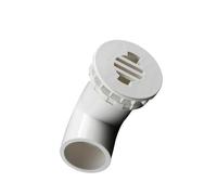 1pc Pipe 90 Degree Elbow Inlet Outlet Drain Fitting, White PVC Garden Irrigation Connectors 20/25/32/40/50mm(32mm)