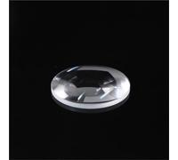 1pc Planoconvex Lens Optical Glass K9, Long-lasting Focusing Lens Spherical for Experimental Materials(16 * 28mm)
