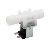 1PC Plastic 12V 24V 220V Electric Magnetic Water Control Valve Solenoid Switch Normally Closed 1/2''(AC-220V)