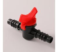 1pc Plastic Ball Valve, 4/8/10/12/16/20/25mm Hose Barbed Mini Valves Garden Tap Barb Connectors System Fitting(12.6mm)