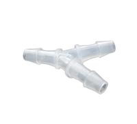 1PC Plastic Barb Hose Fitting Tee 3 Way Y-Type Hose Connection PE(14.2mm Hose ID)