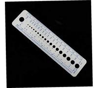 1pc Plastic DIY Knitting Sweater Needle Ruler Sewing Accessories Tools Sew Knitting Needle Gauge Ruler Tool