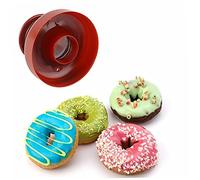 1PC Plastic Donut Baking Pan Non-Stick Desserts Maker Mold Safe Donut Cutter Bread Cutter Mold for Baking for Home Daily Use
