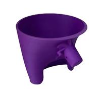 1Pc Plastic Flour Funnel for Kitchen Aid Artisan KSM150 Enables Guided Pouring Easy Design Prevents Spills and Messes(Purple)