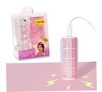 1PC Plastic Hair Rollers Rechargeable Usb Heated Hair Curler Bangs Roller Self-adhesive Magic Curling Styling Tool For All Types