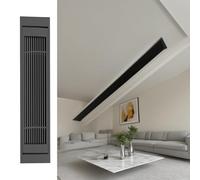 1pc Plastic Louver Vent - Access Panel for Drywall & AC Systems - Durable Wall Hole Cover for Commercial Utility Areas(400x400mm)