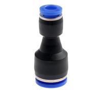 1Pc Plastic Pneumatic Fittings Straight Reducer Connectors Water Hose Quick Connect for Air/Vacuum Water Hose 2 Ways(10mm to 6mm)